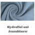 Hydrofiel jeansblauw